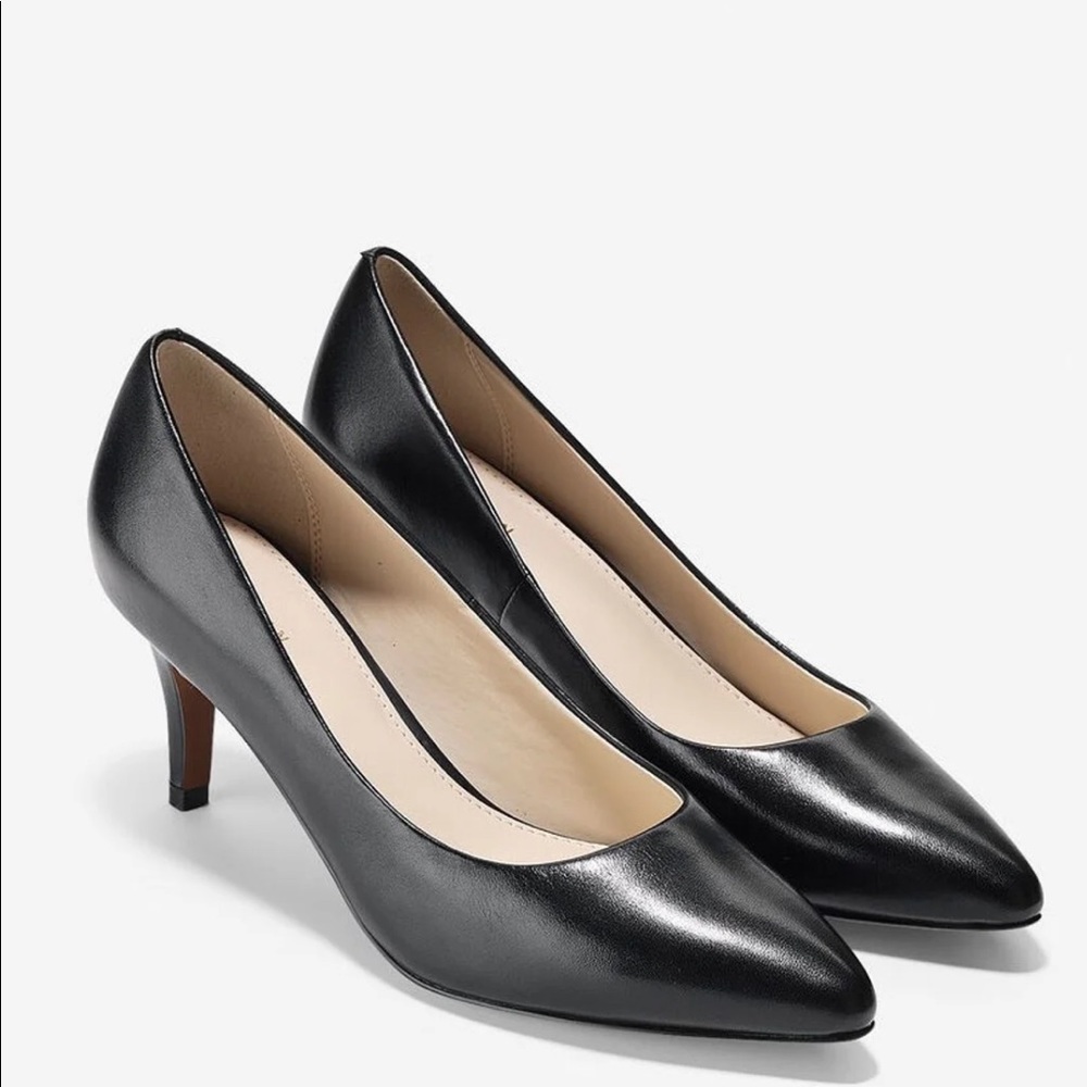 Cole Haan Harlow pump 65mm black leather 6.5